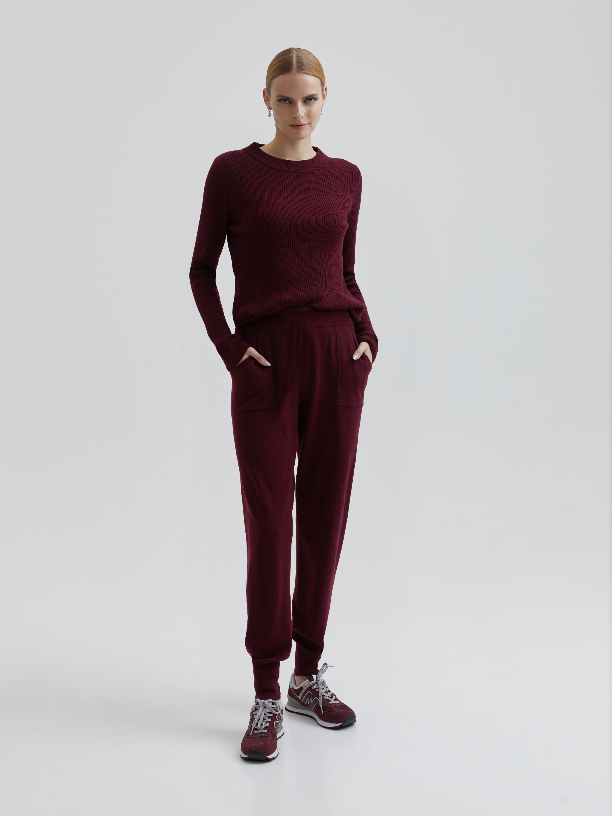 Amila Merino-Cashmere Knit Pants