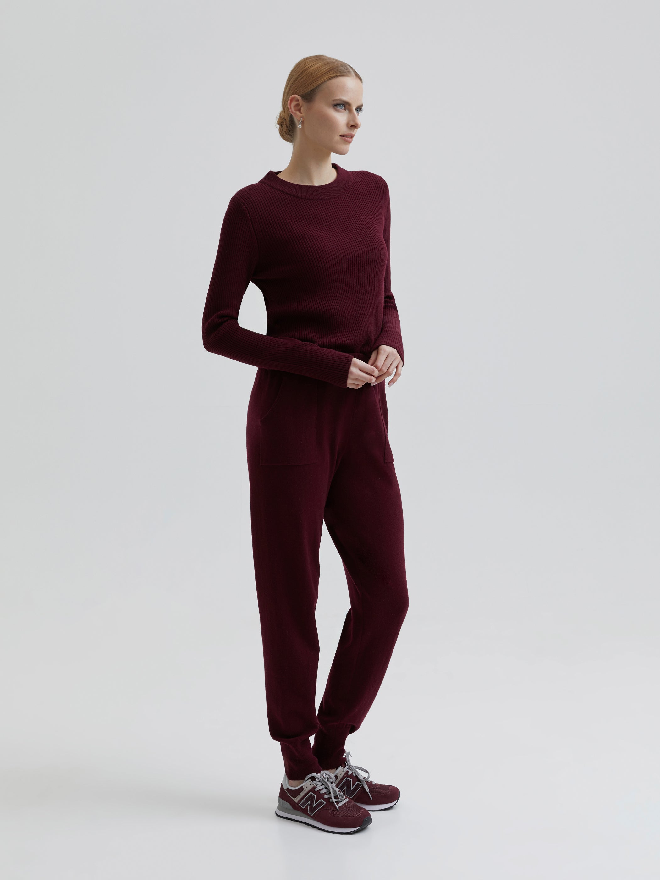 Amila Merino-Cashmere Knit Pants