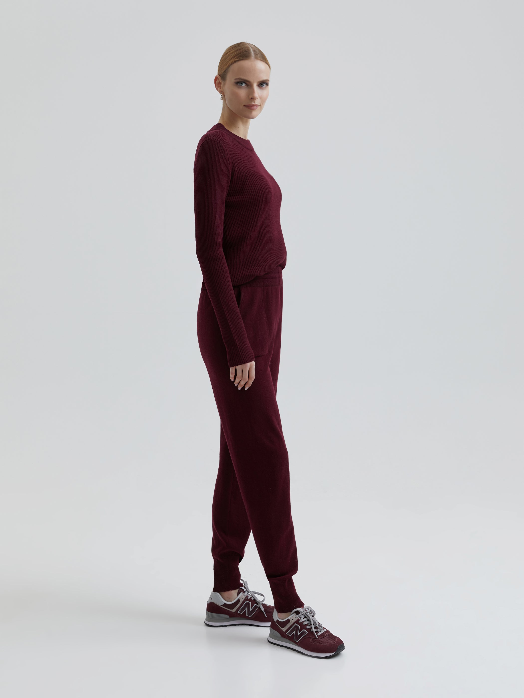 Amila Merino-Cashmere Knit Pants