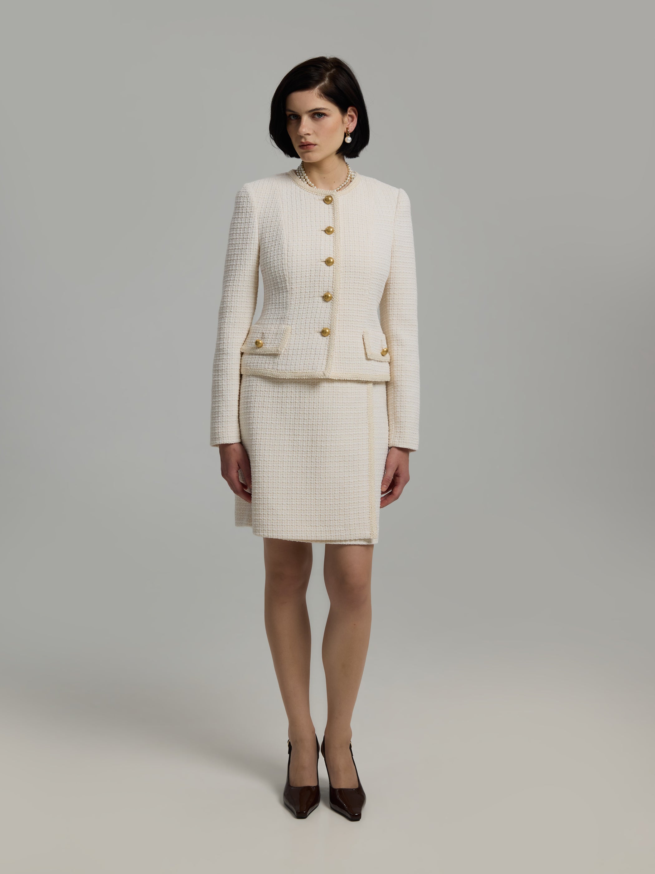 Celia 50 Bouclé Skirt