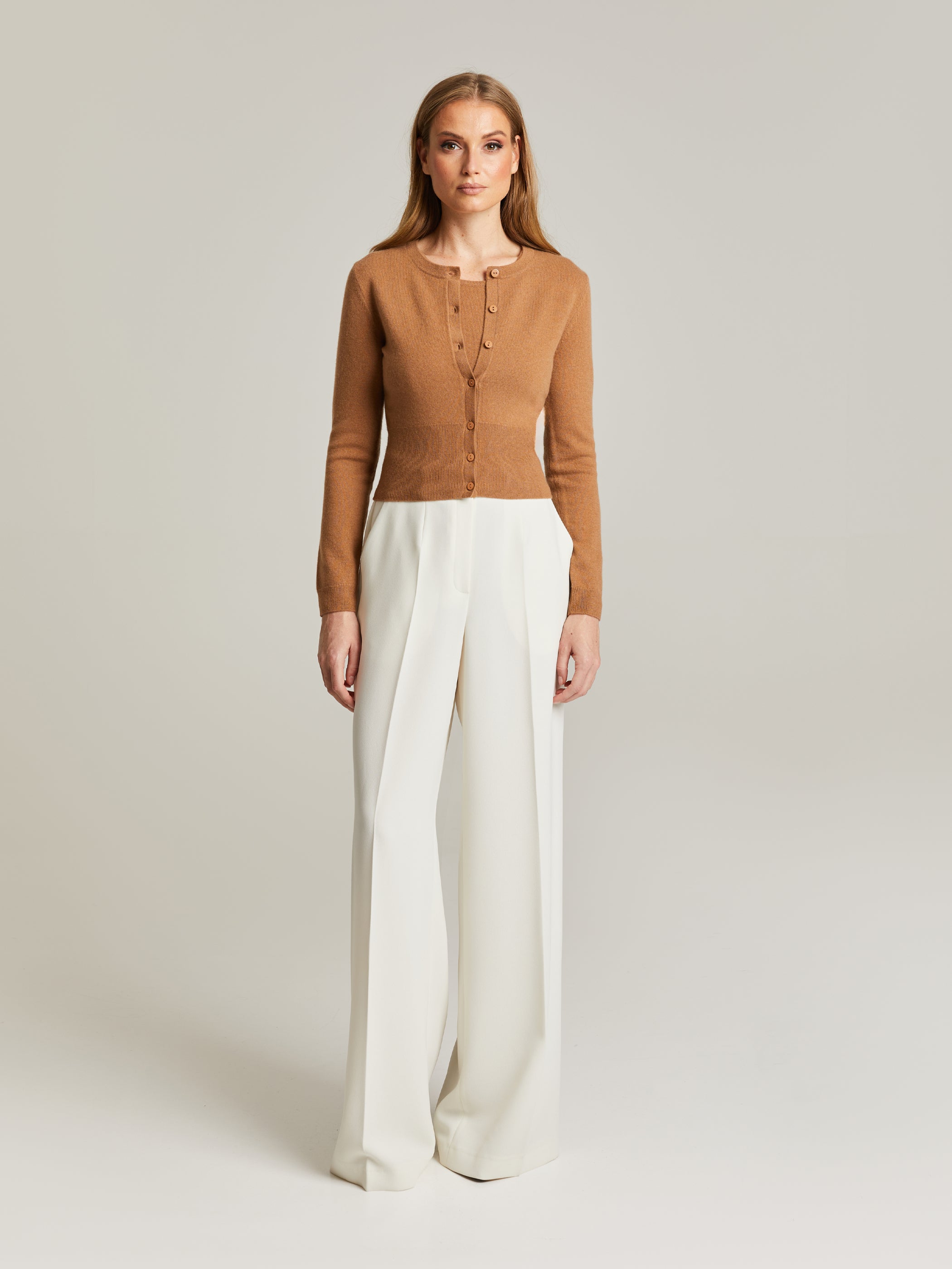 Ellean Merino-Cashmere Cardigan