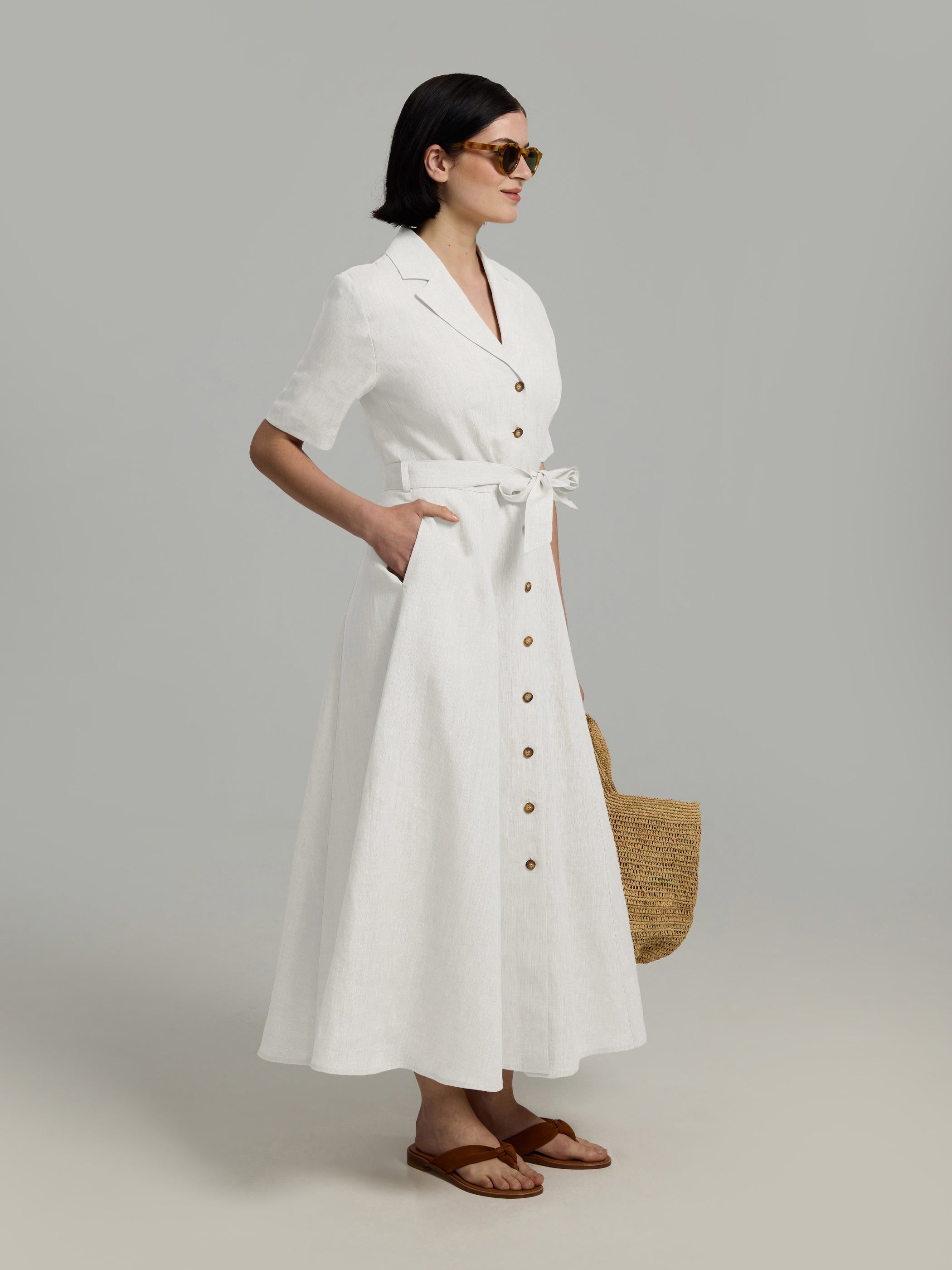 Giorgia Linen Dress