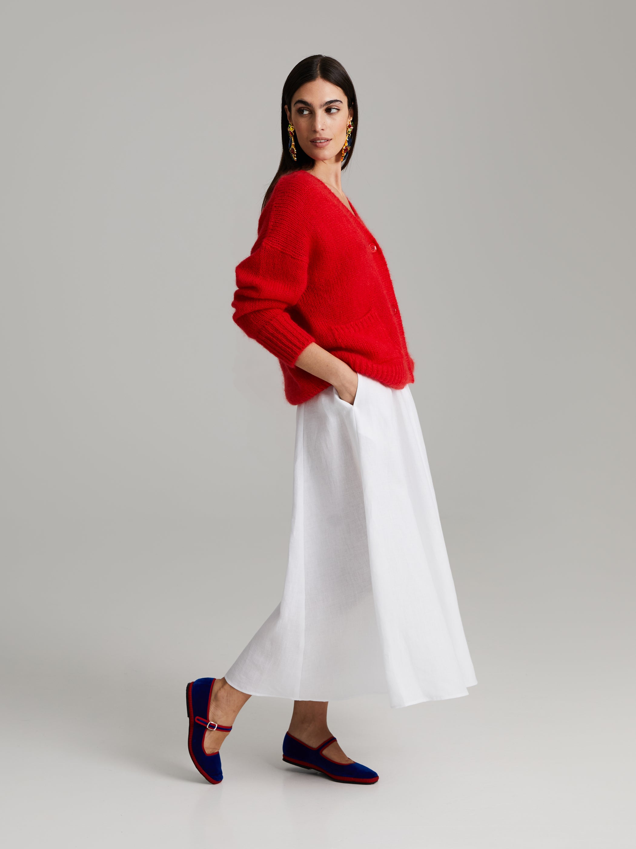 Leea 85 Linen Skirt