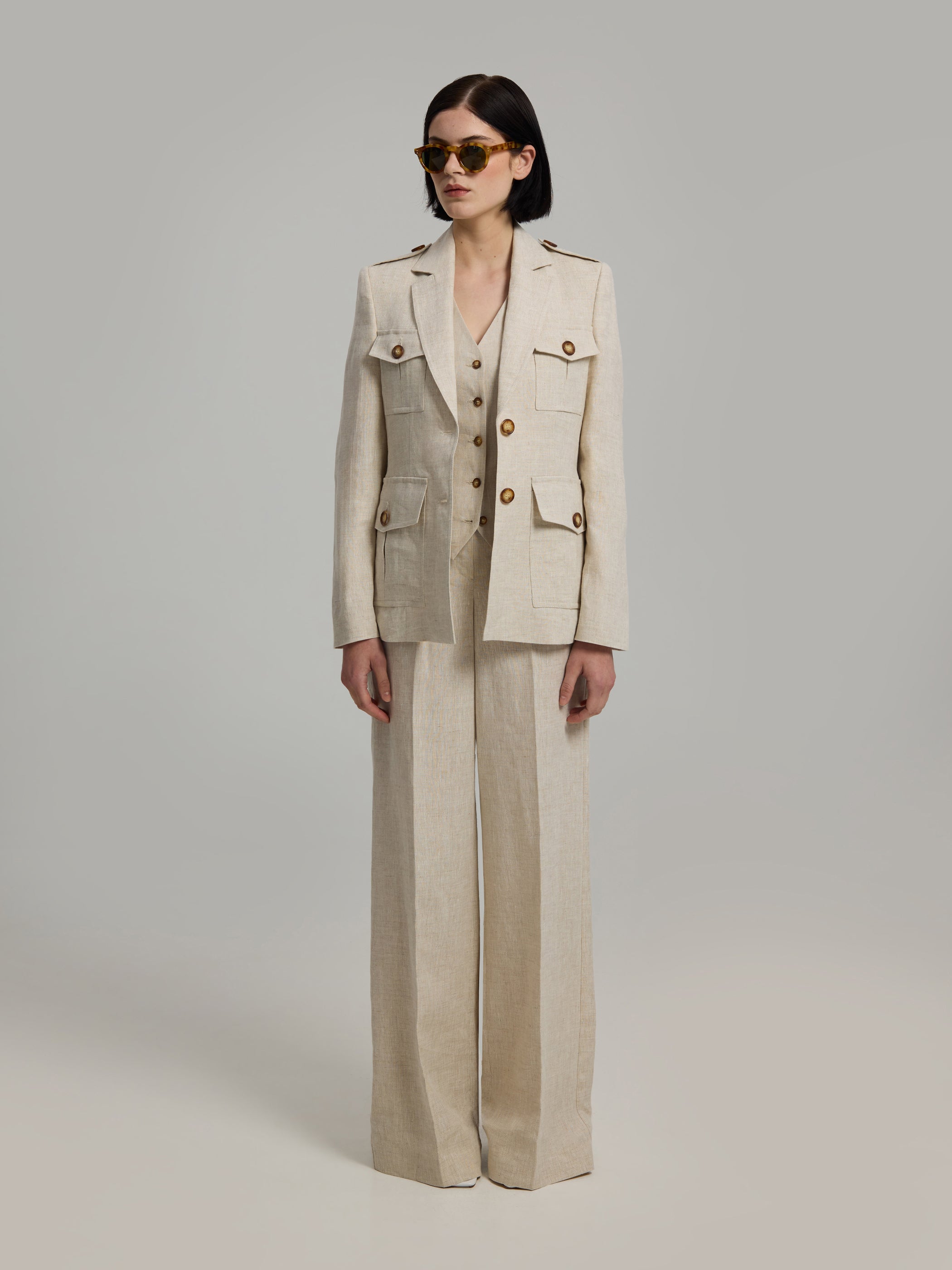 Kris Linen Blazer