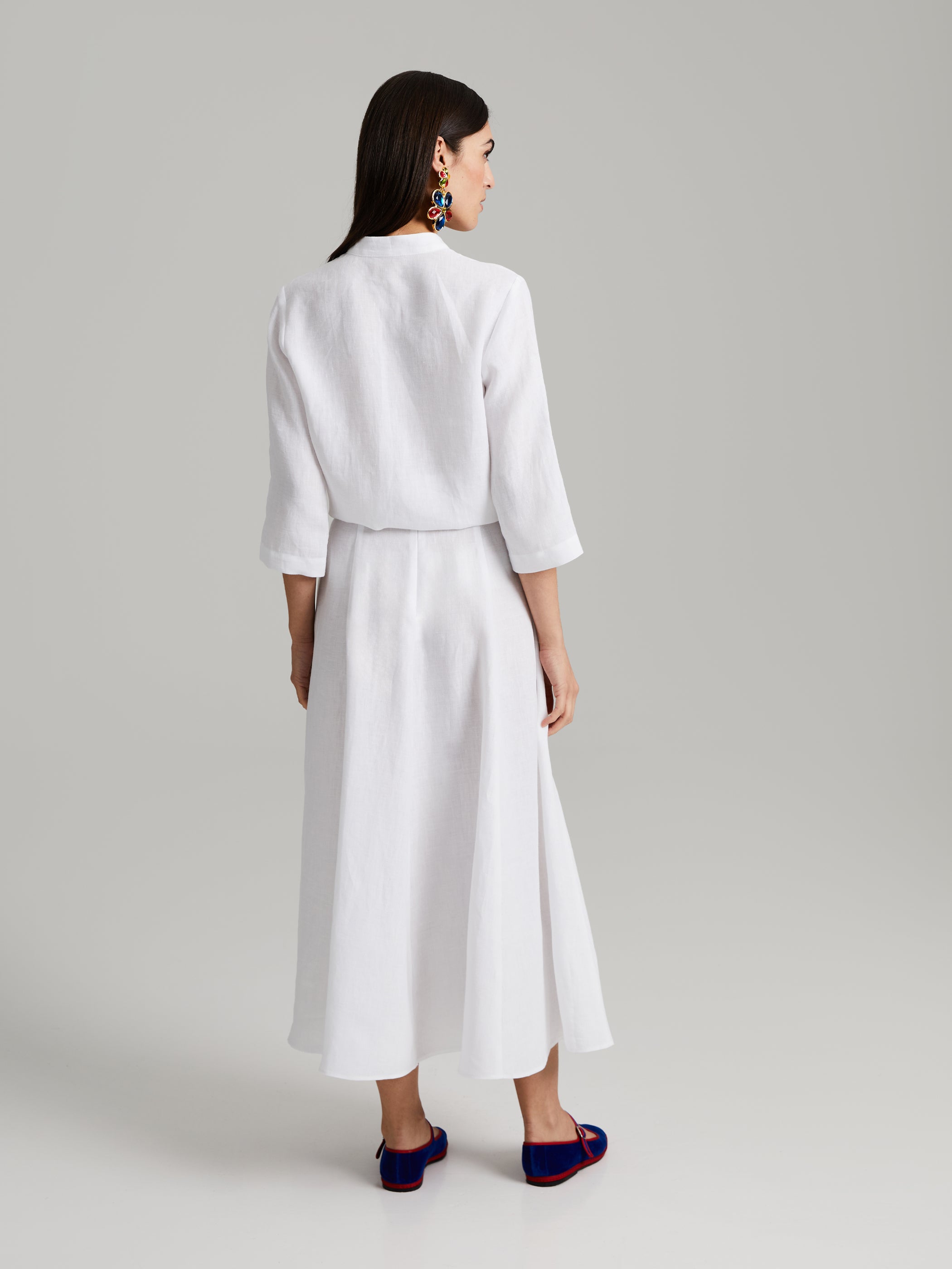 Leea 85 Linen Skirt
