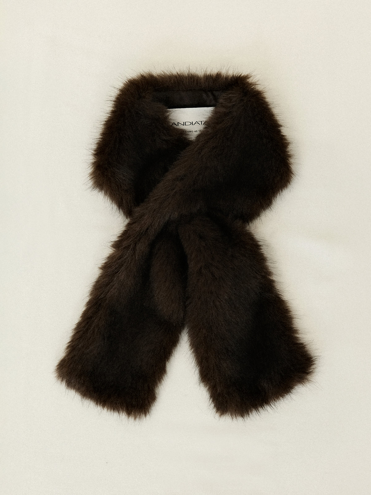 Leonie Faux-Fur Pull-Through Scarf
