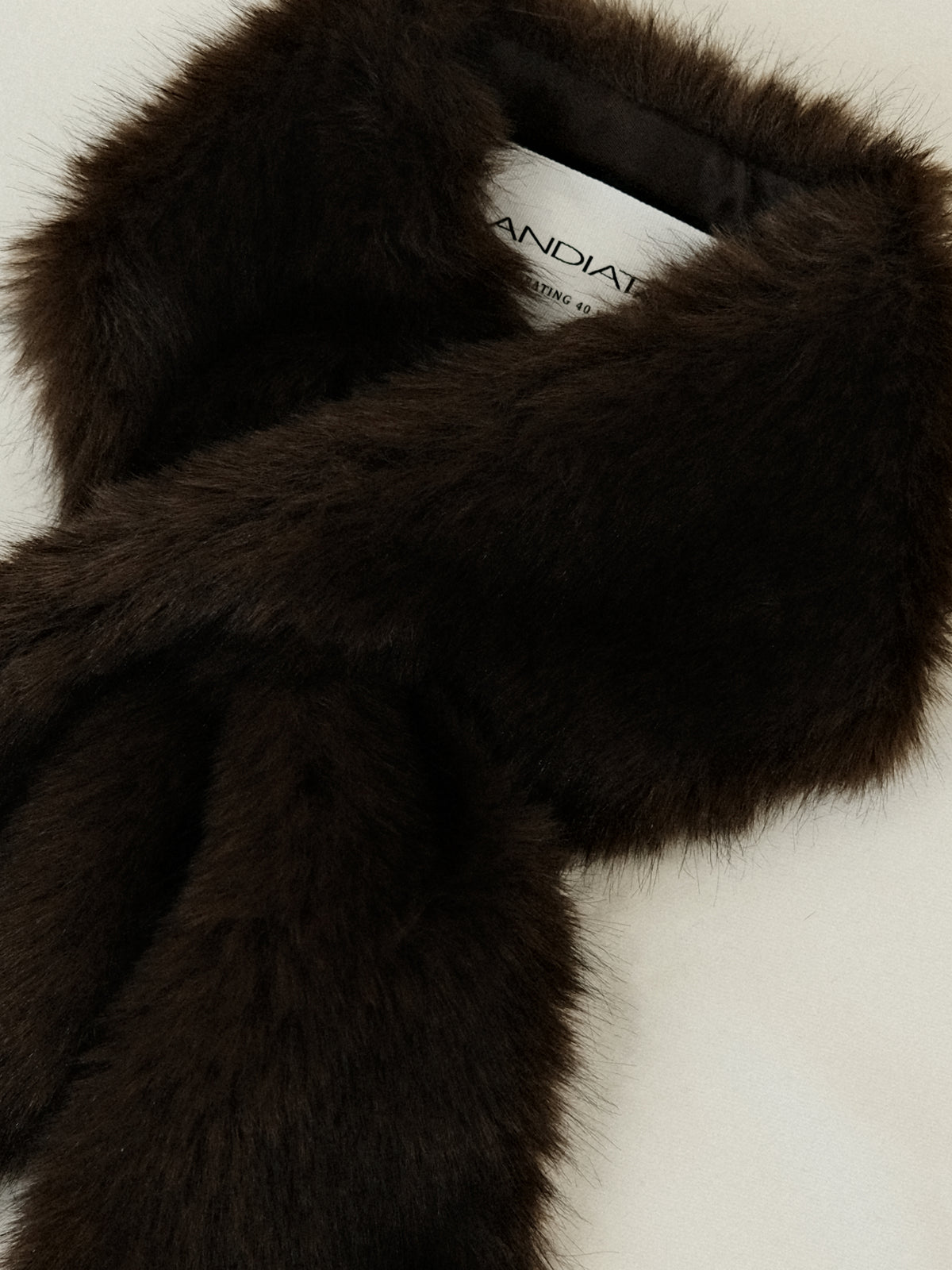 Leonie Faux-Fur Pull-Through Scarf