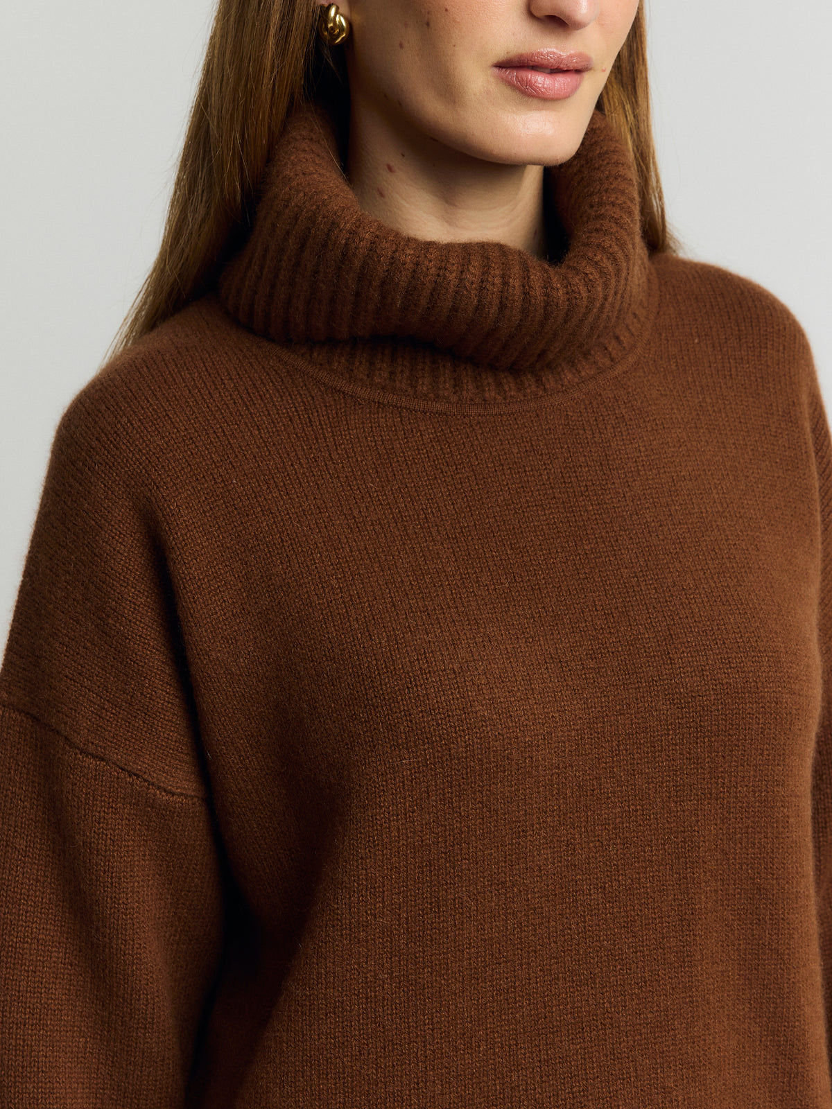Maeva Cashmere Turtleneck Knit