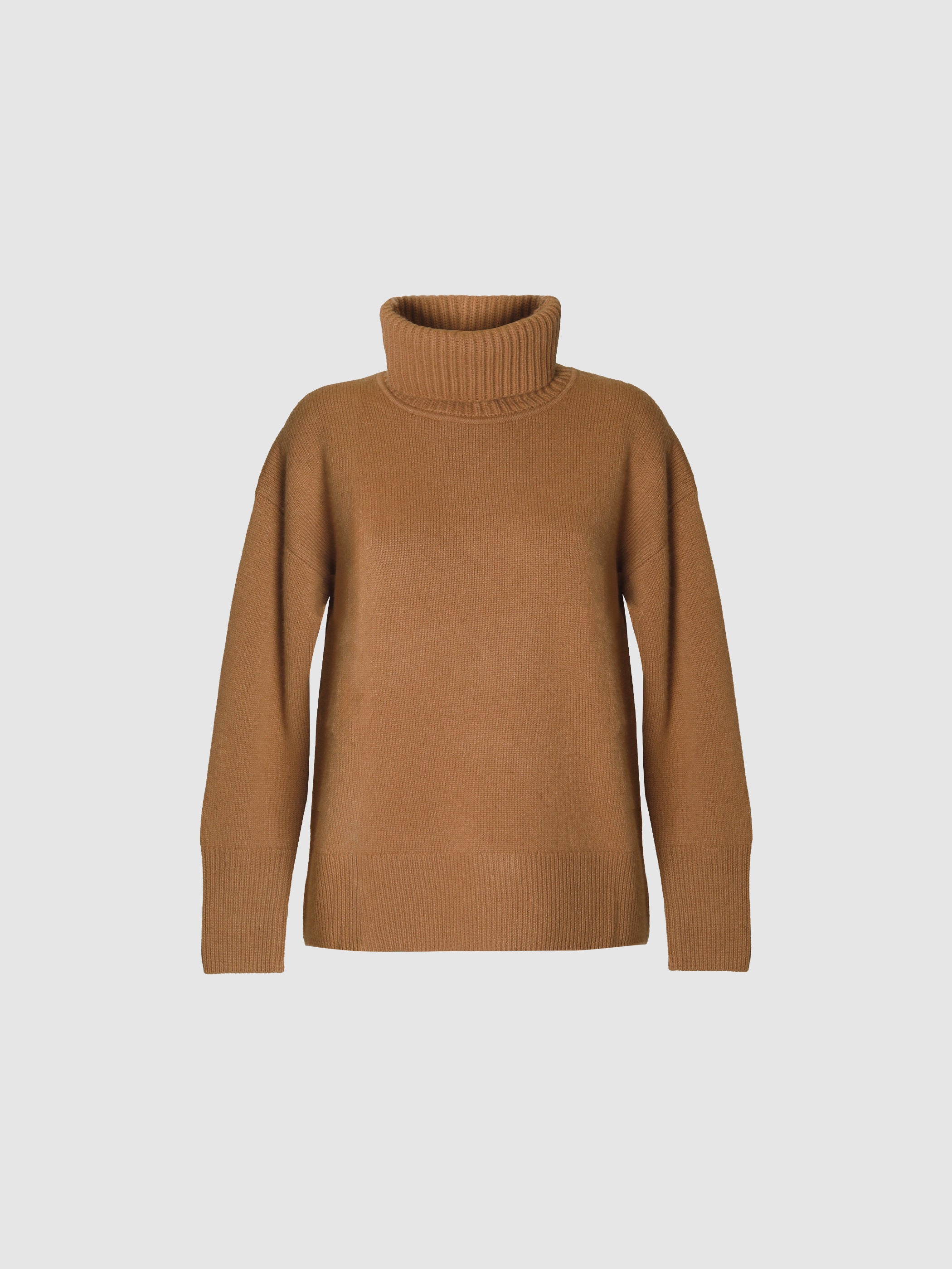 Maeva Merino-Cashmere Turtleneck Knit