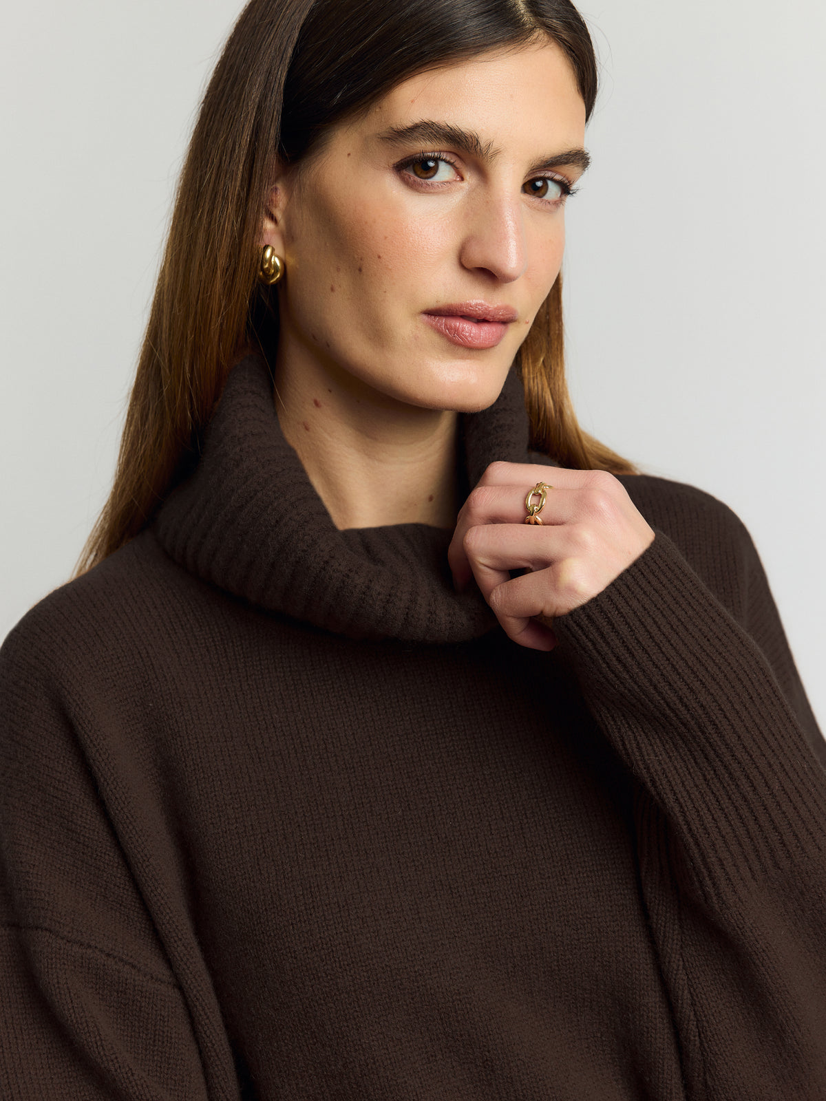 Maeva Cashmere Turtleneck Knit