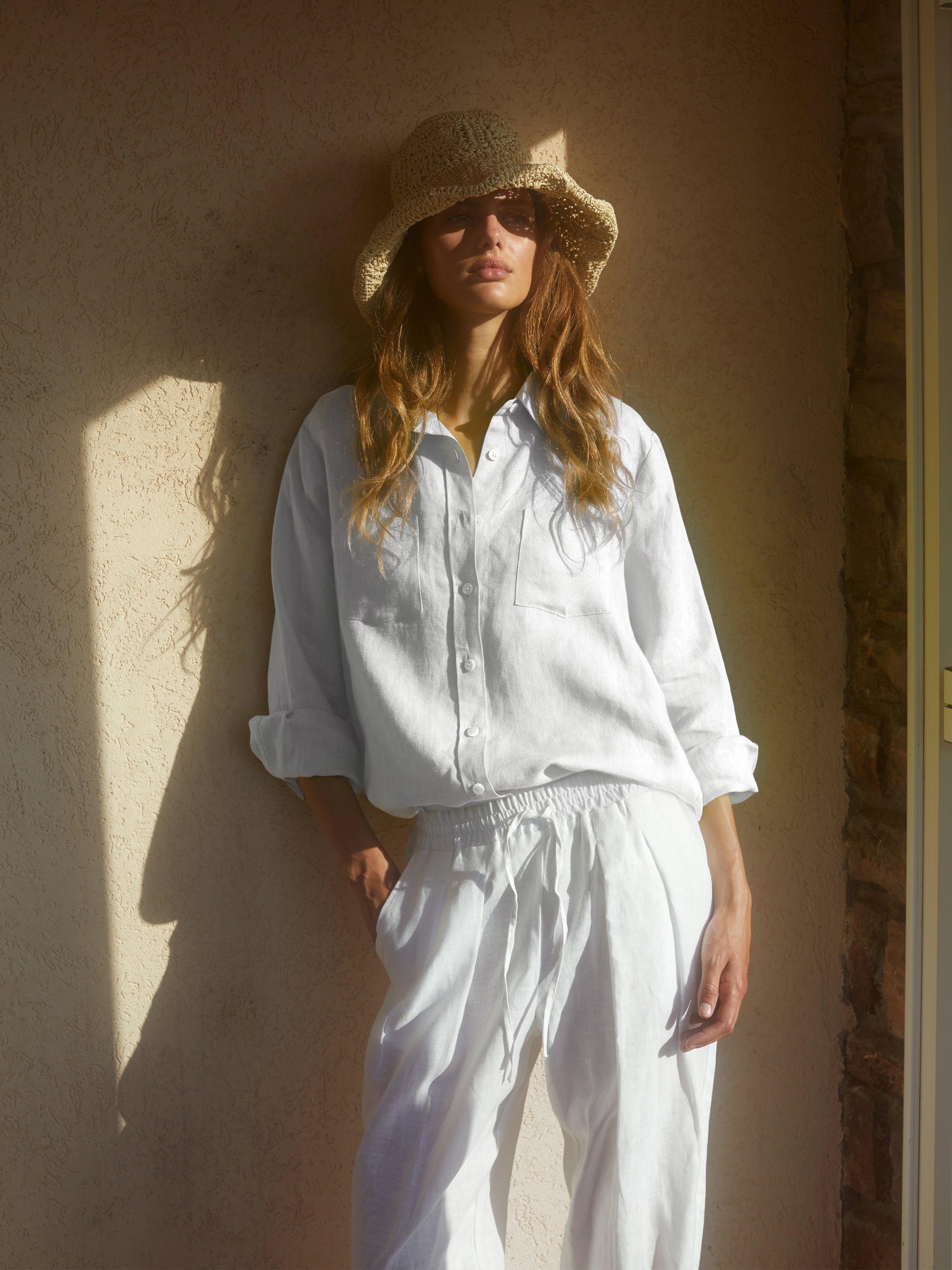 Clady Linen Trousers