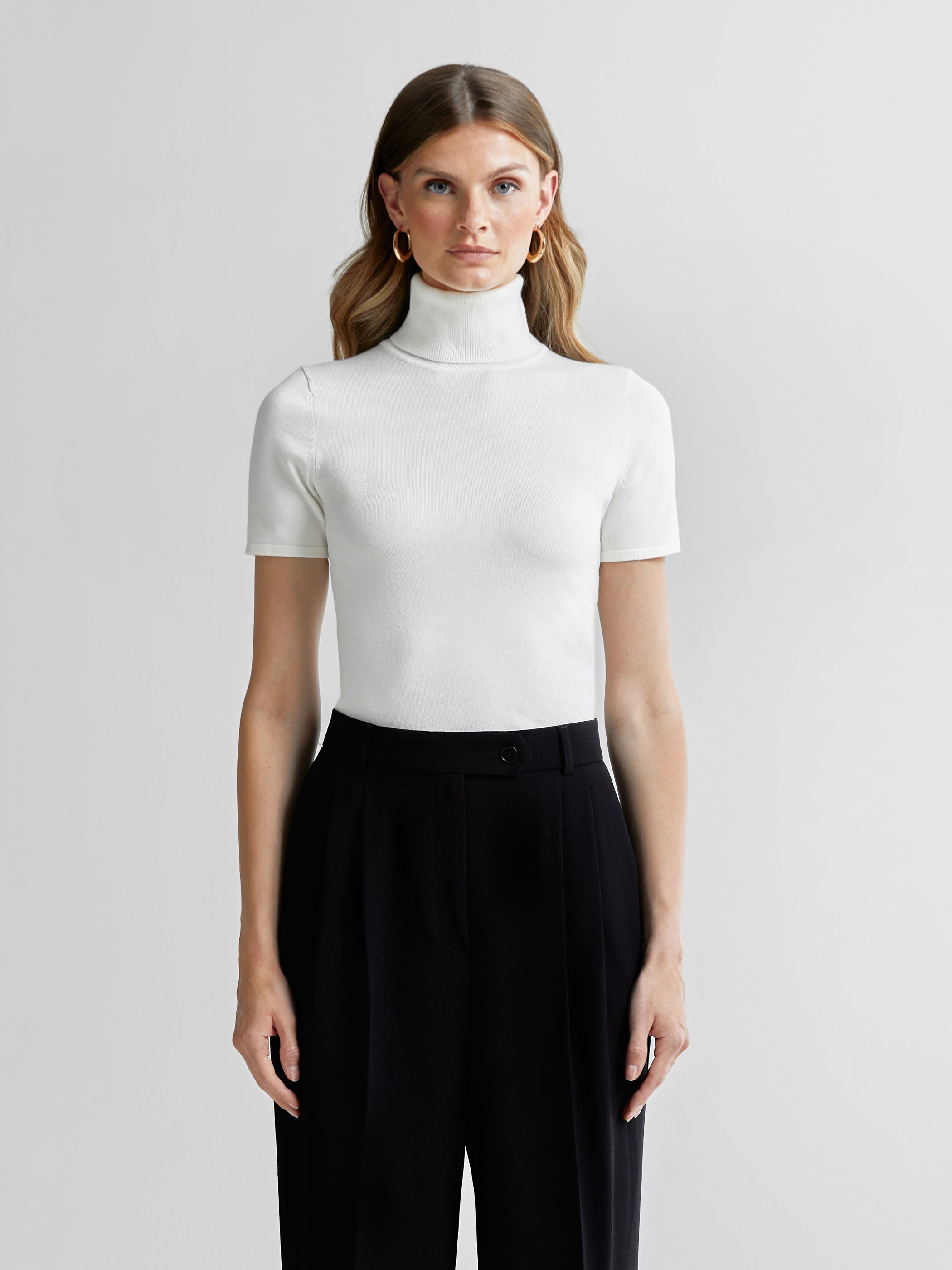 Pola Polo Neck Knit