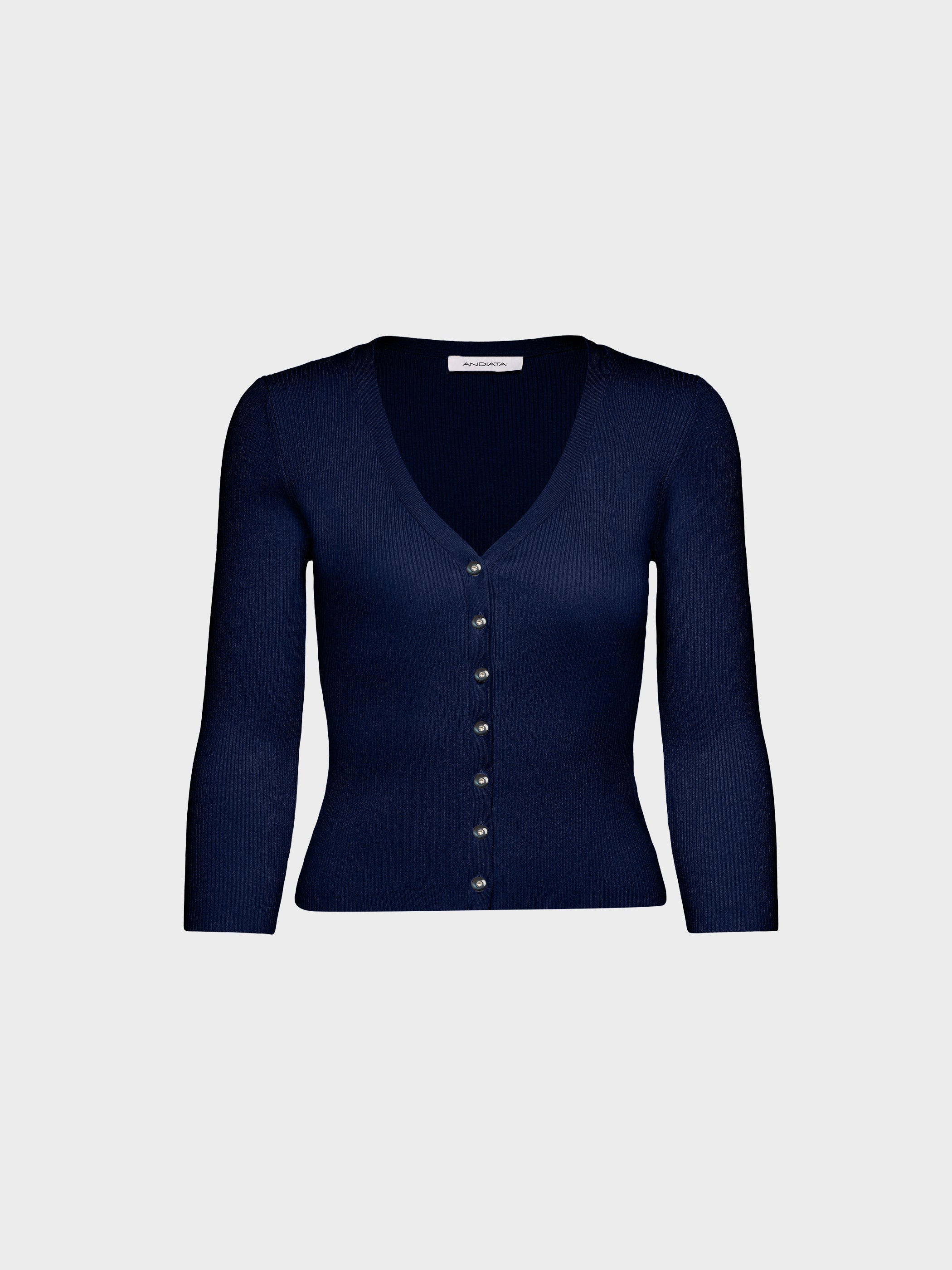 Gilet en maille côtelée Stacie