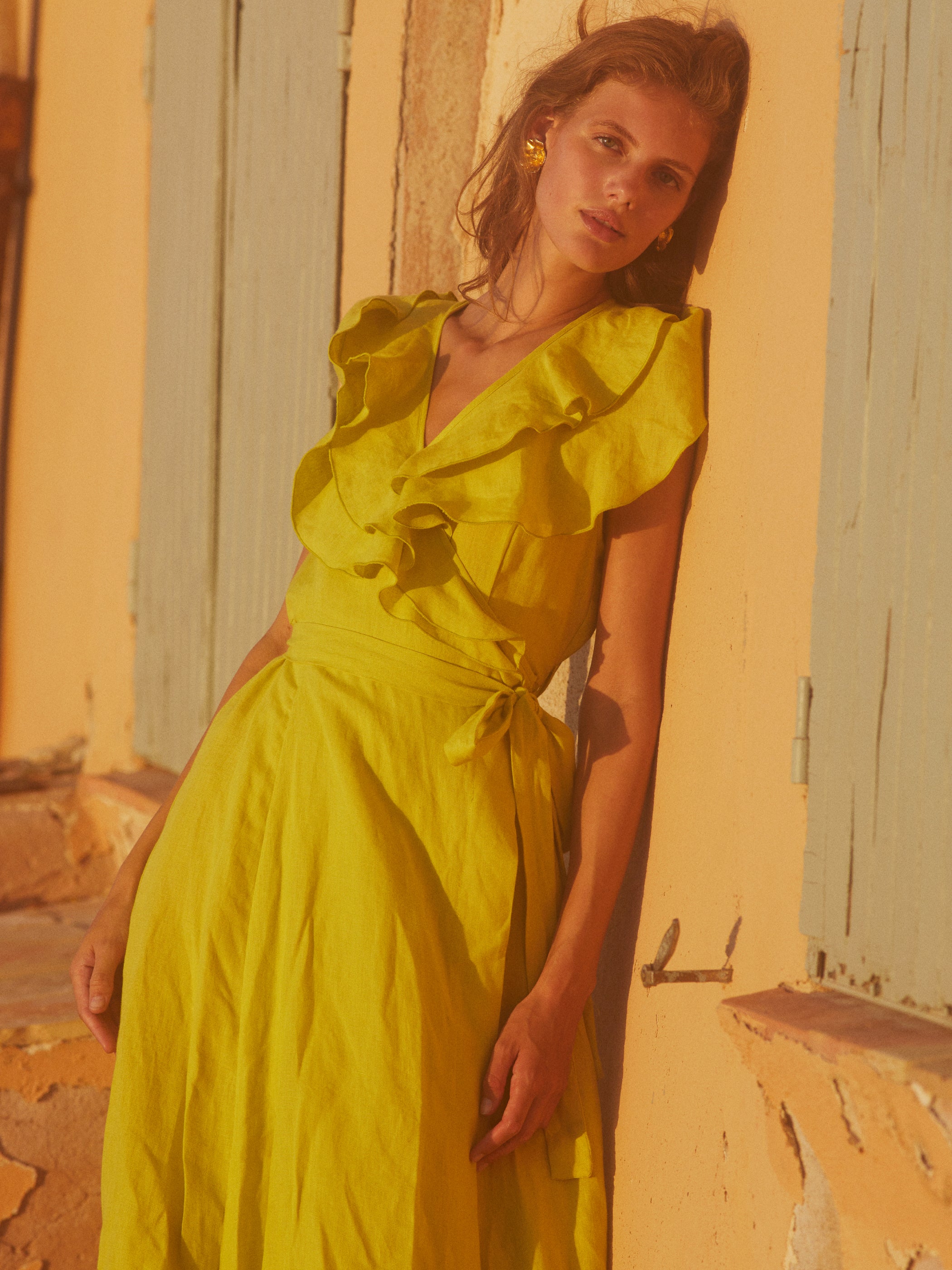 Shelia Linen Dress