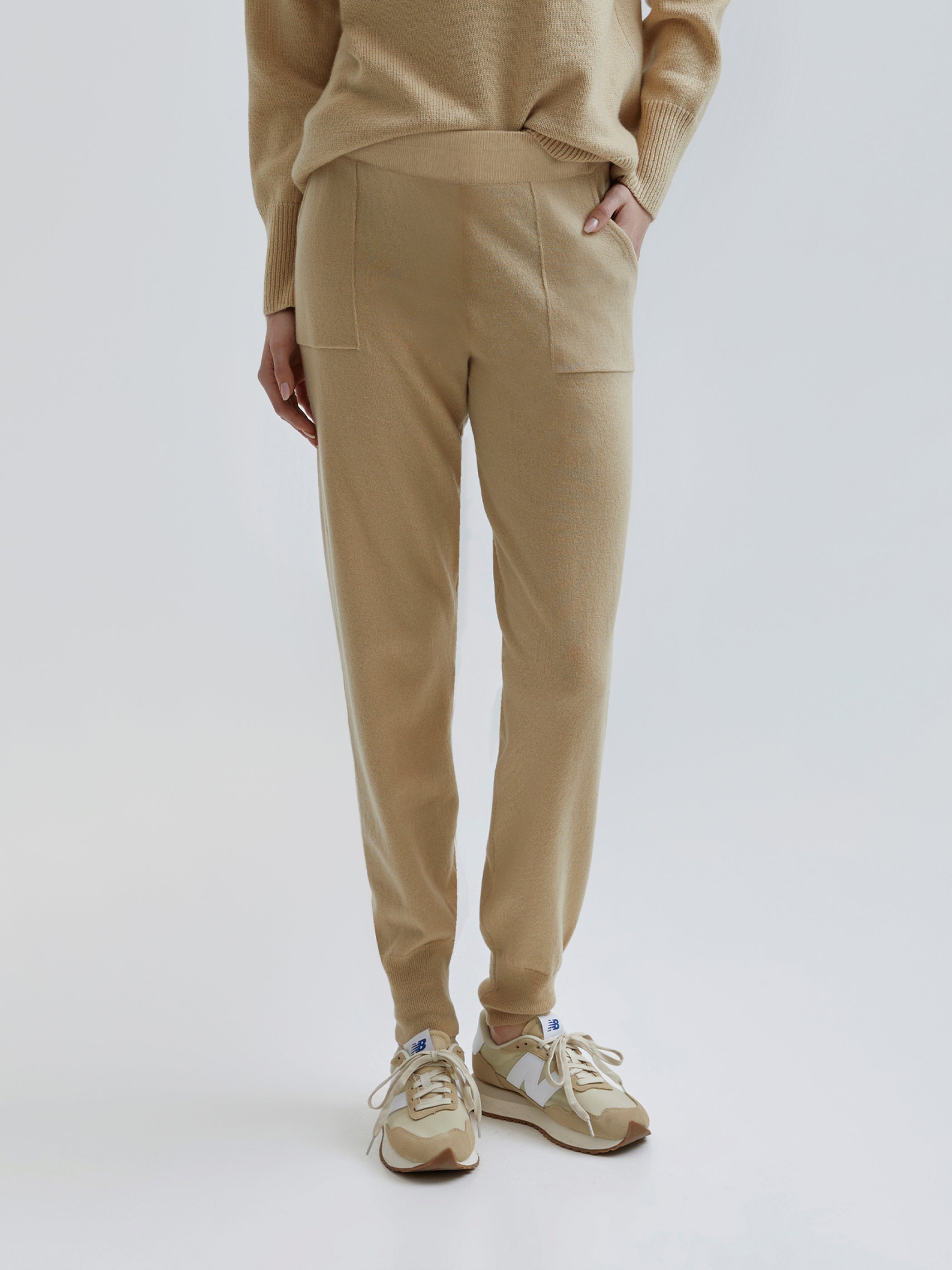 Amila Merino-Cashmere Knit Pants