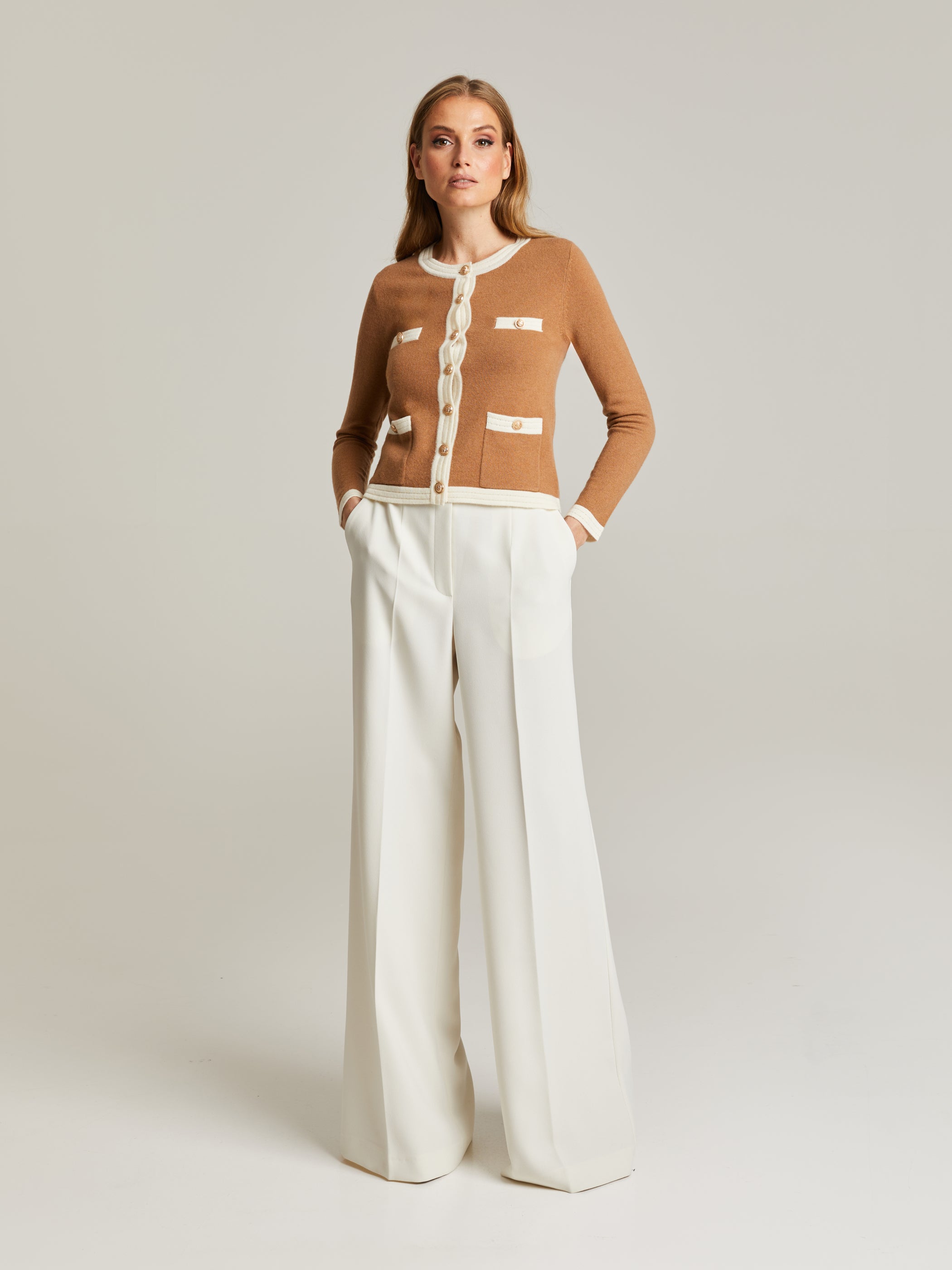 Charlott Merino-Cashmere Cardigan