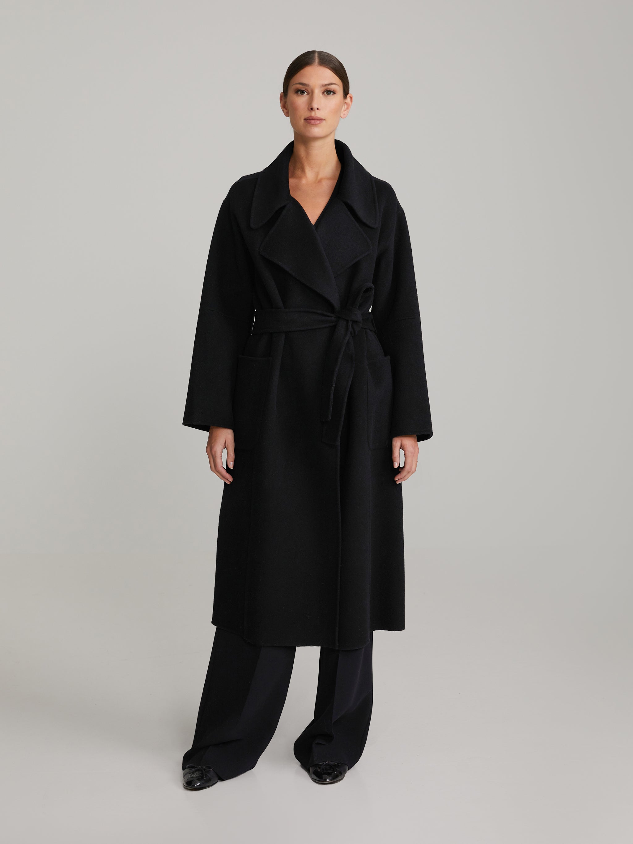 Henriette Wool Coat - Black – Andiata