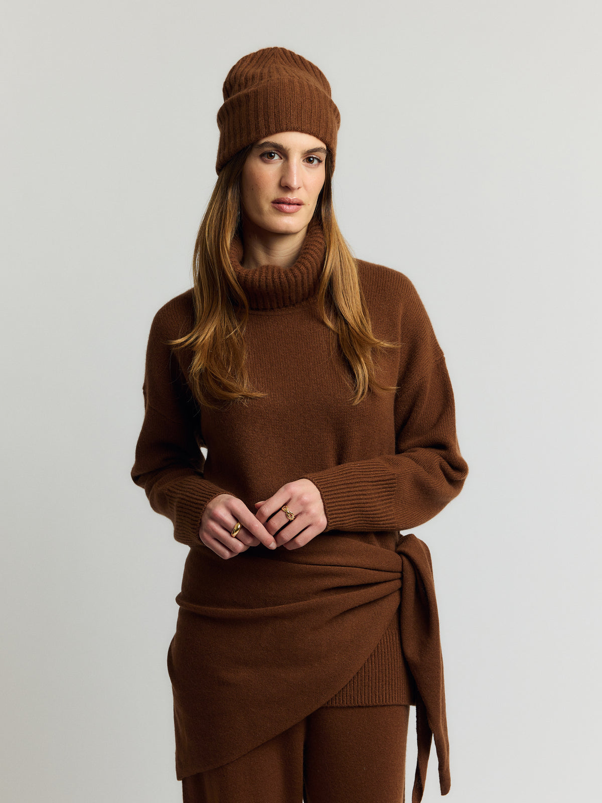 Maeva Cashmere Turtleneck Knit