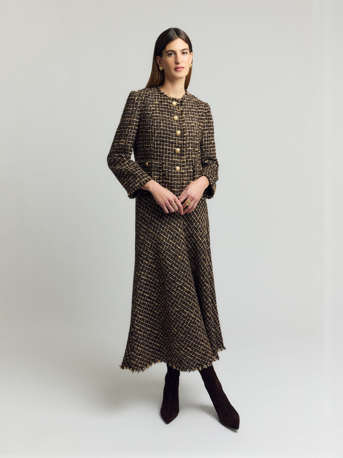 Kity 85 V Bouclé Skirt
