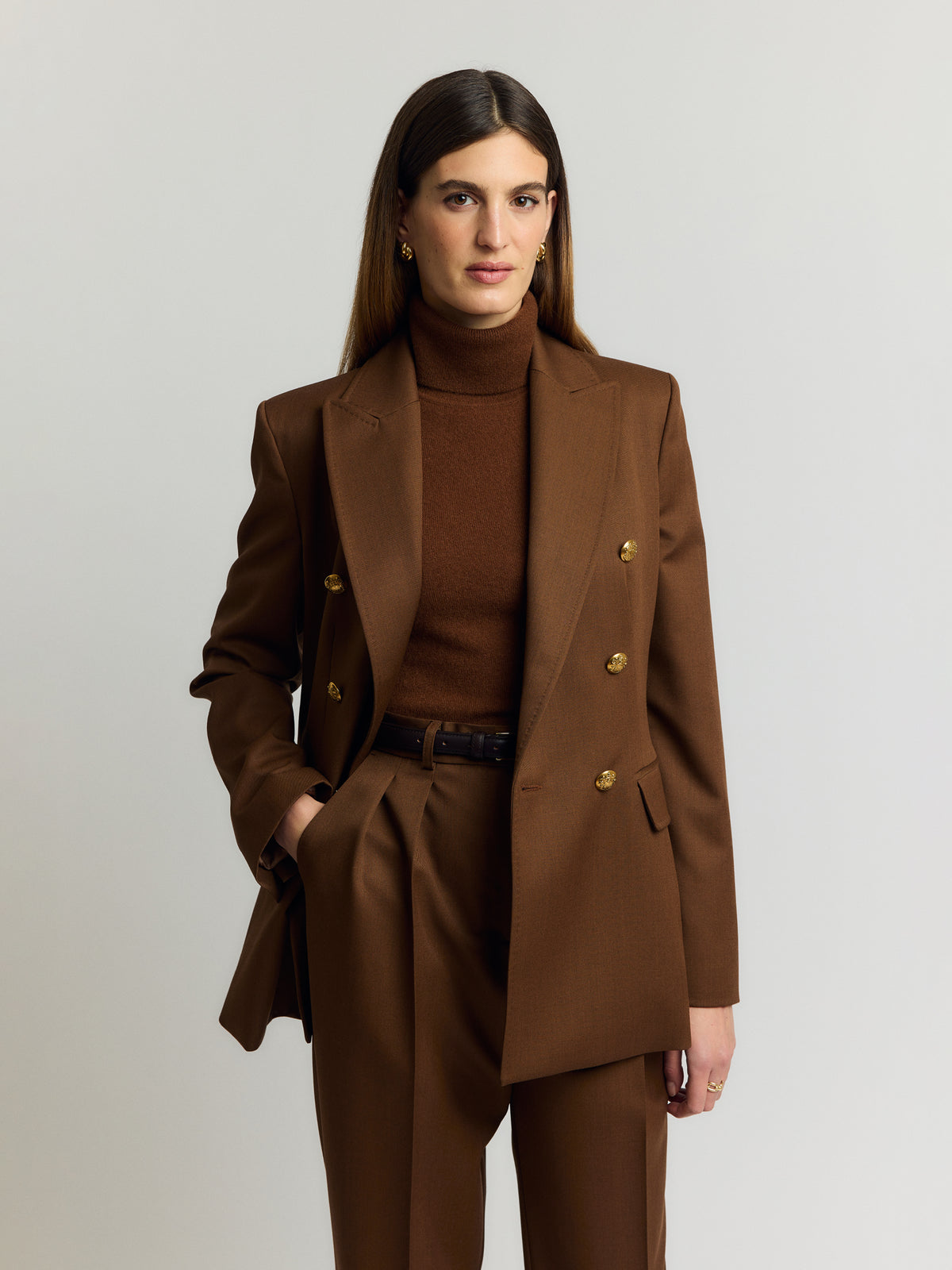 Polana Cashmere Turtleneck Knit