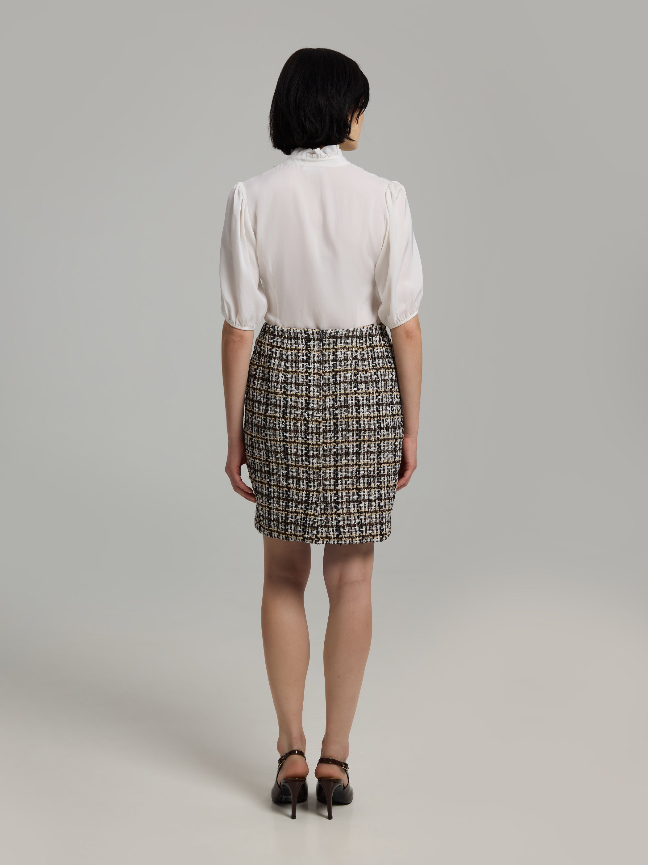 Vivian 50 Bouclé Skirt