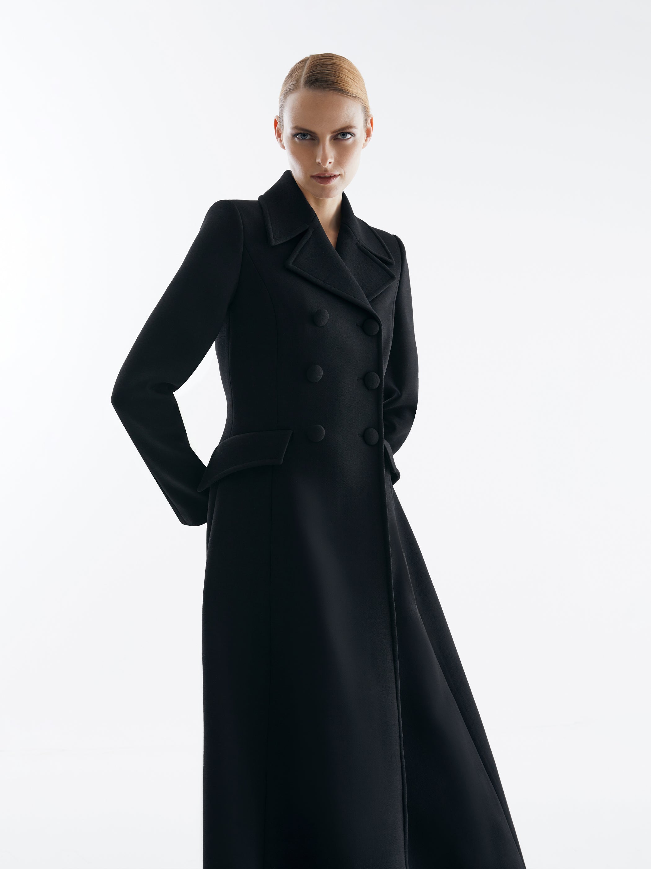 Floor length 2025 pea coat