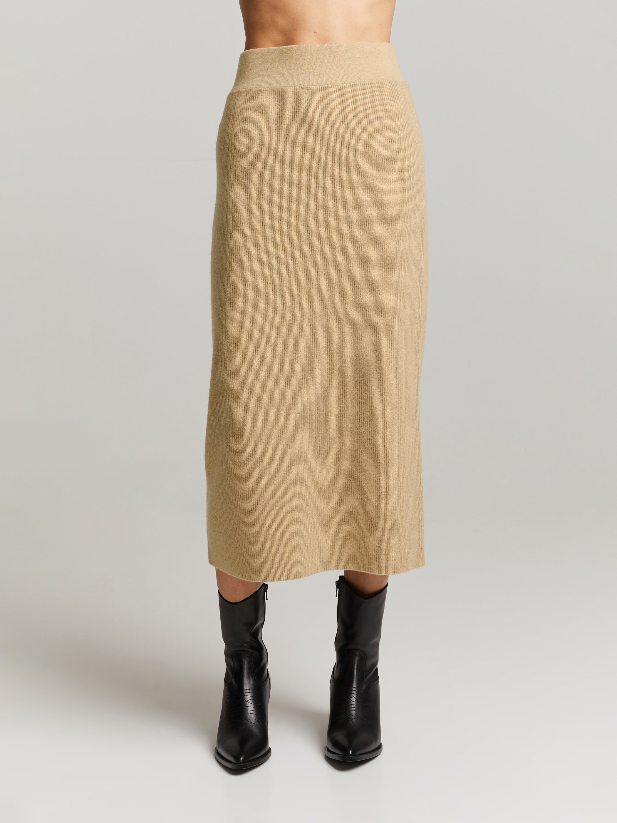 Edmee Merino-Cashmere Skirt