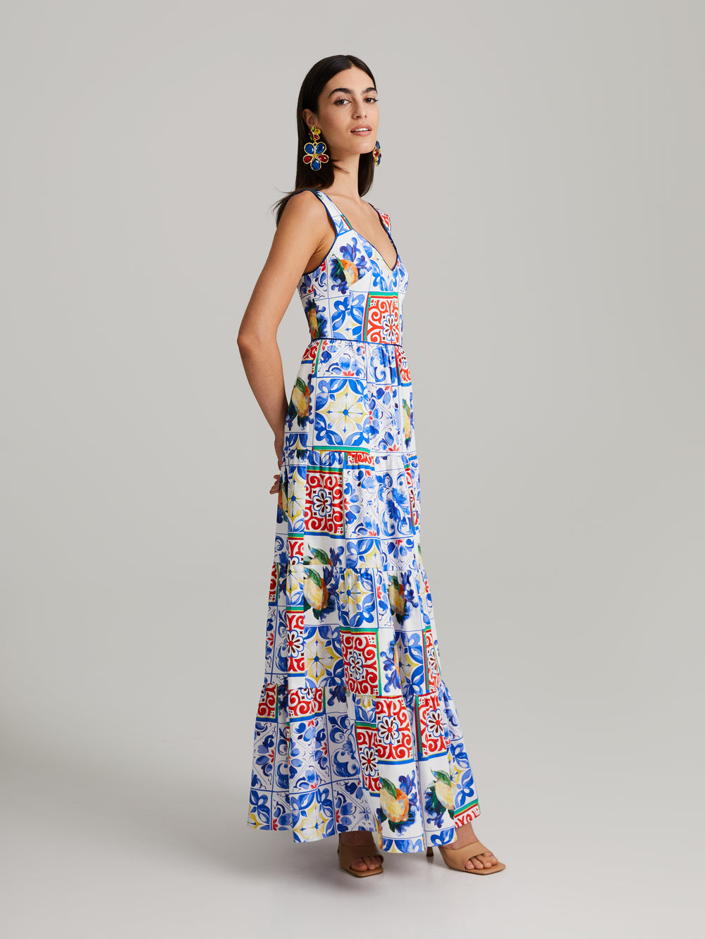 Elly Dress Capri Majolica