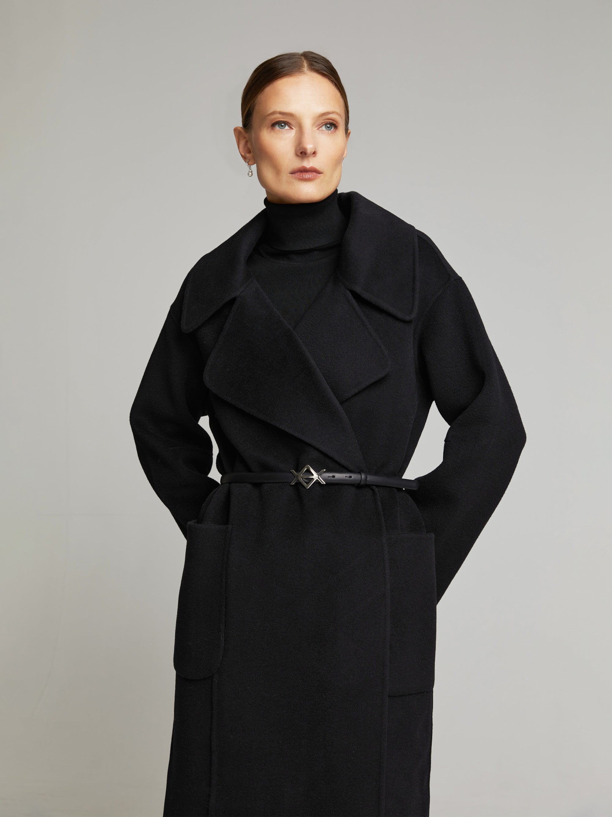 Henriette Wool Coat - Black – Andiata