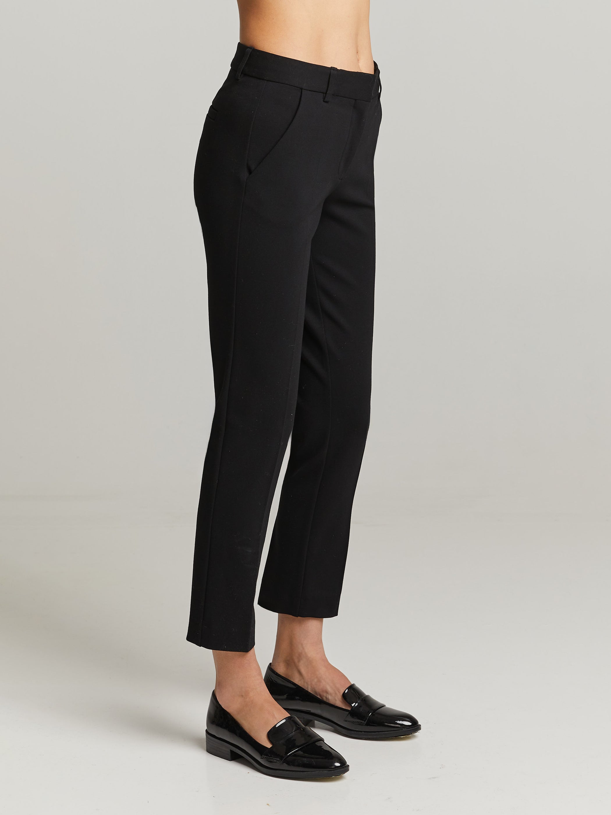 Jersey trousers with zips - Black - Ladies | H&M IN