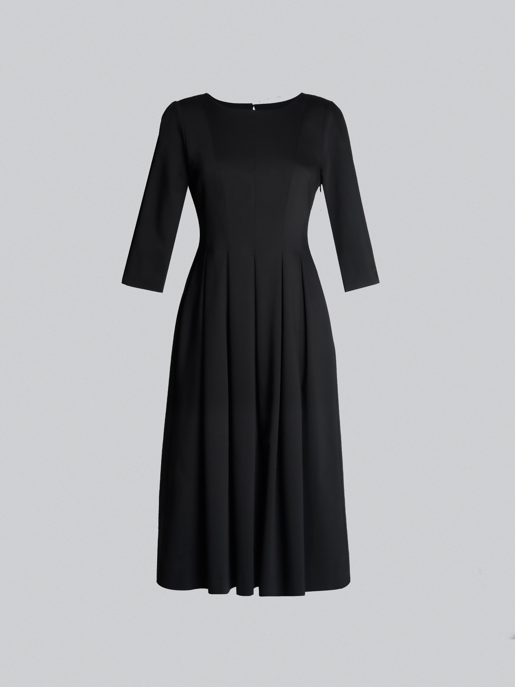 Merritty black 3/4 sleeve dress Sz deals 16