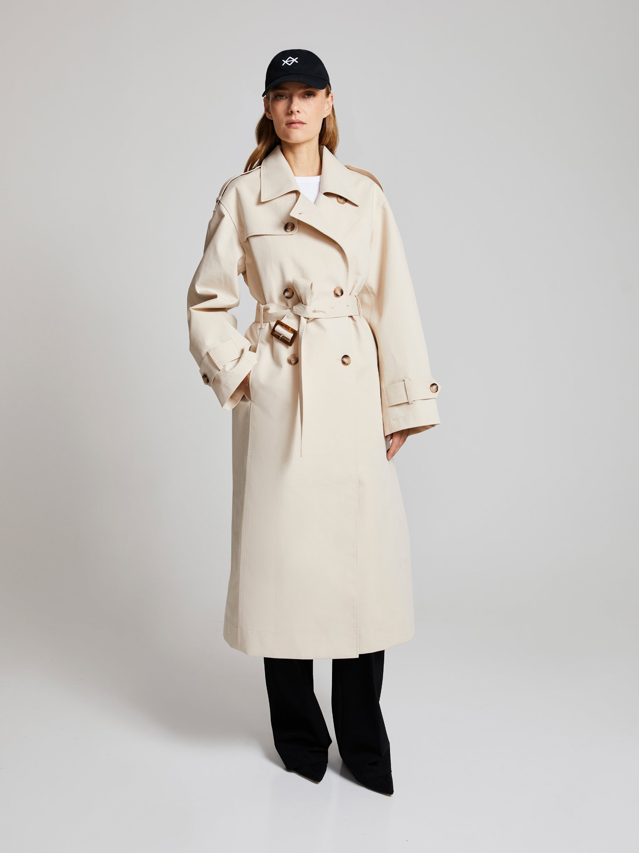 Suela 2 Waterproof Trench Coat - Champagne Beige – Andiata